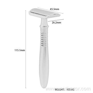 wet shaving razor set High-quality black razors